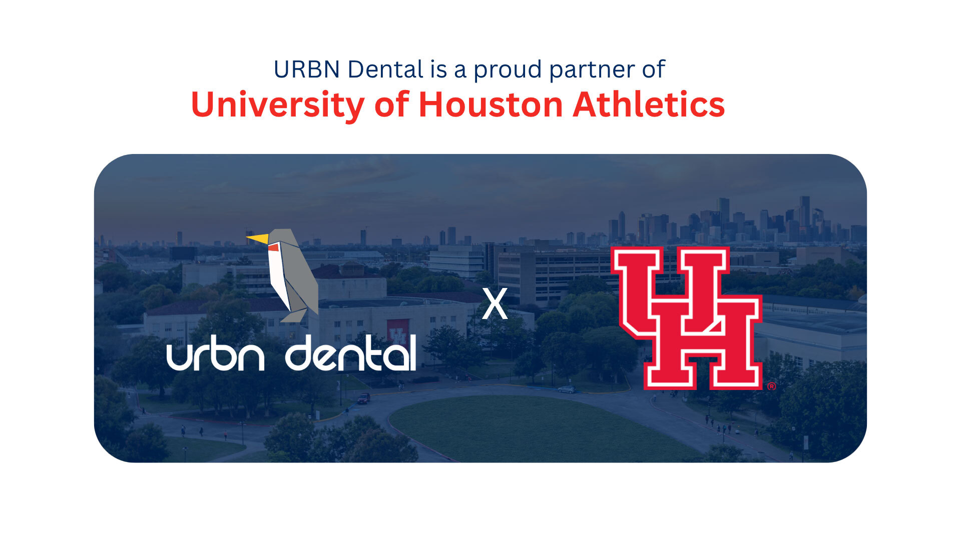 URBN Dental is a proud partner of University of Houston Athletics