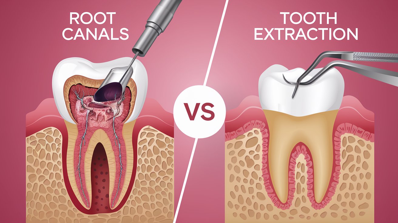 Toith With Root Root Canal vs. Tooth Extraction in Houston | URBN Dental